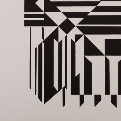 Victor VASARELY : TILLA - Estampe offset 1973