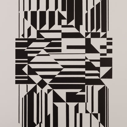 Victor VASARELY : TILLA - Estampe offset 1973