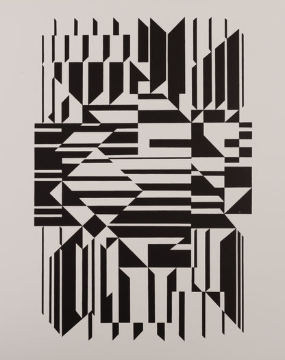 Victor VASARELY : TILLA - Estampe offset 1973