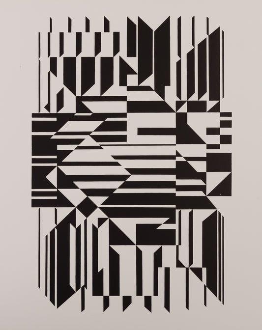 Victor VASARELY : TILLA - Estampe offset 1973
