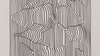 Victor VASARELY : NAISSANCES I - Estampe offset 1973