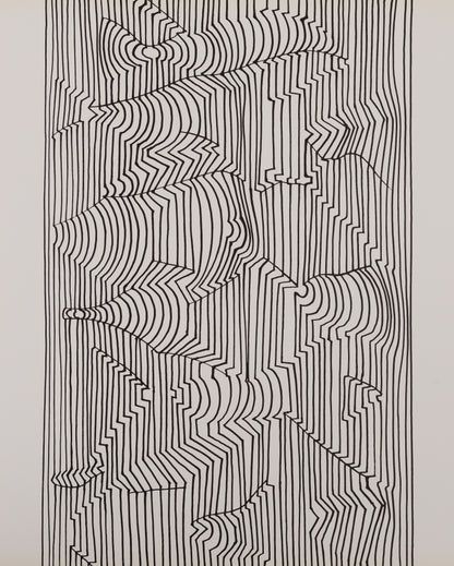 Victor VASARELY : NAISSANCES I - Estampe offset 1973