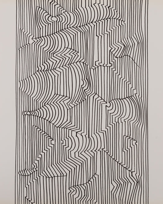 Victor VASARELY : NAISSANCES I - Estampe offset 1973