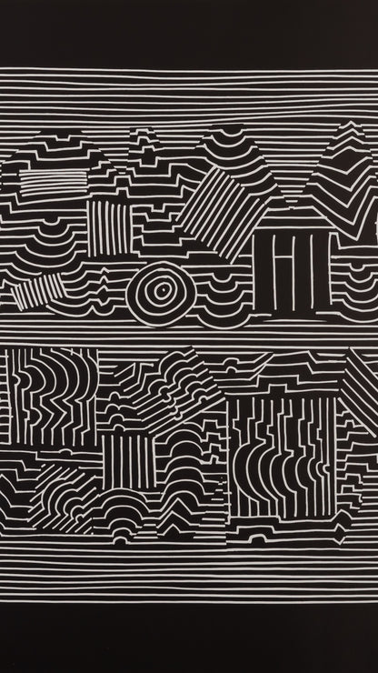 Victor VASARELY : NAISSANCES II - Estampe offset 1973