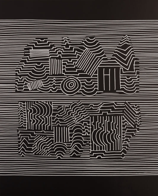 Victor VASARELY : NAISSANCES II - Estampe offset 1973
