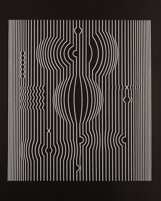 Victor VASARELY : MANIPUR - Estampe offset 1973