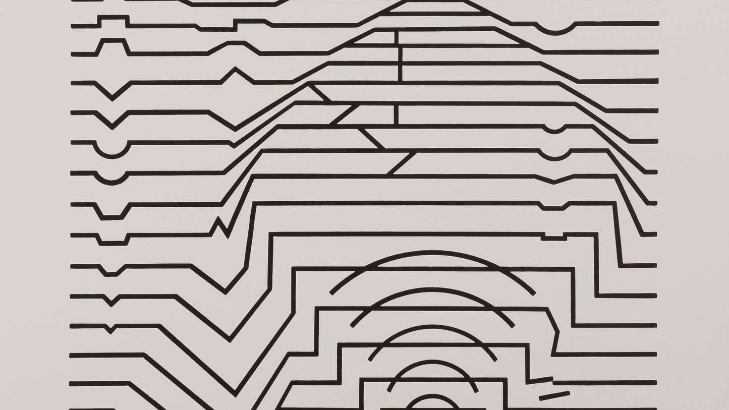 Victor VASARELY : EBI-NOOR - Estampe offset 1973