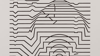 Victor VASARELY : EBI-NOOR - Estampe offset 1973
