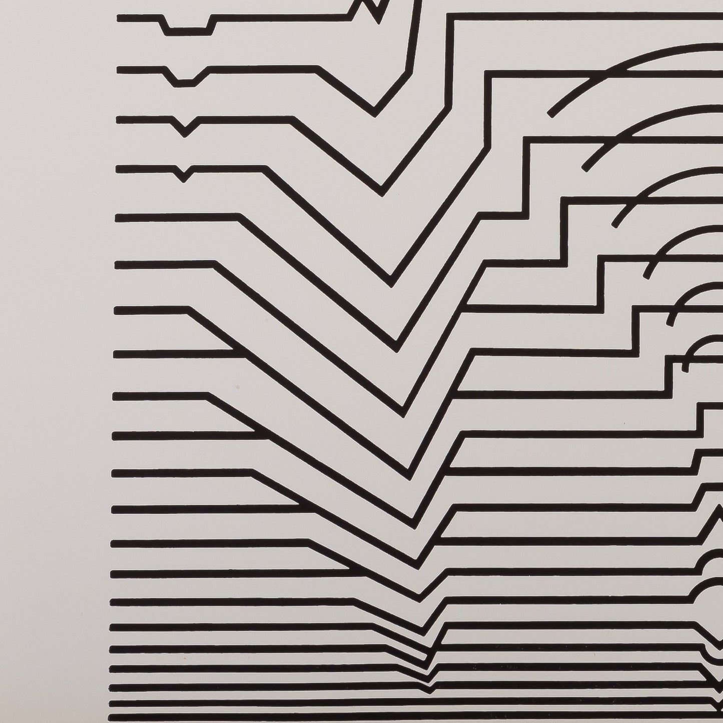 Victor VASARELY : EBI-NOOR - Estampe offset 1973