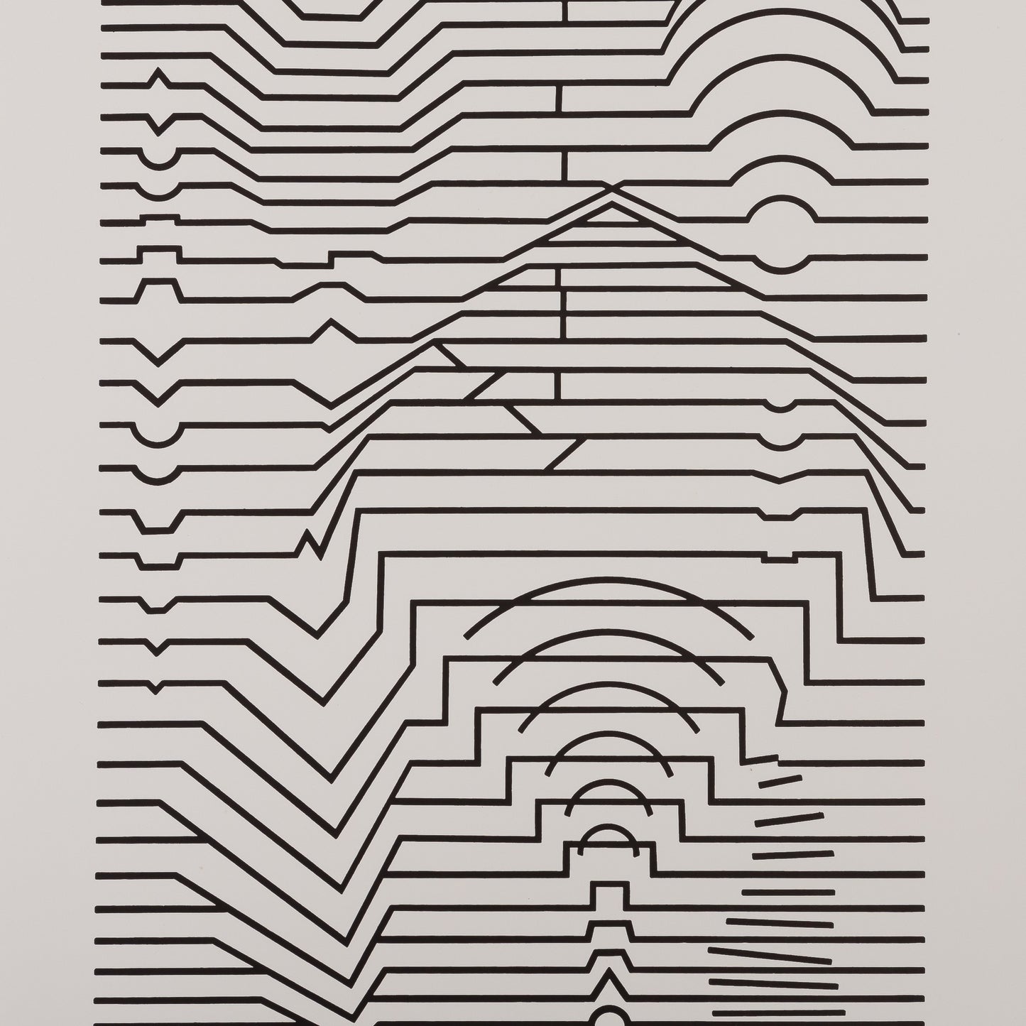 Victor VASARELY : EBI-NOOR - Estampe offset 1973