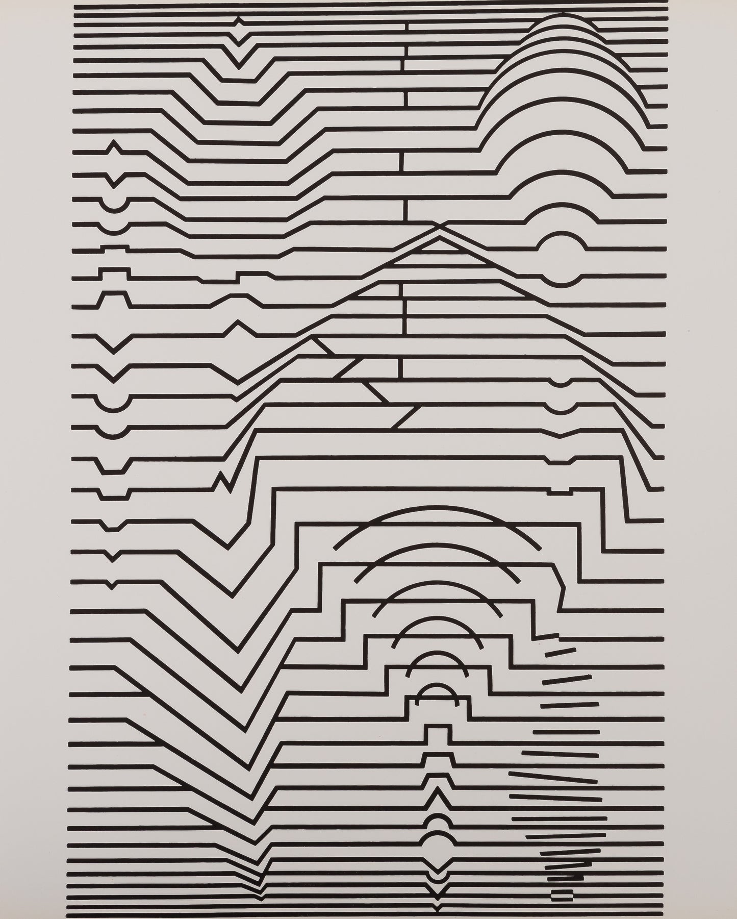 Victor VASARELY : EBI-NOOR - Estampe offset 1973