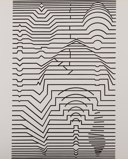 Victor VASARELY : EBI-NOOR - Estampe offset 1973