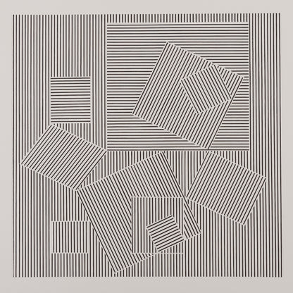 Victor VASARELY : Naissance - Estampe offset 1973