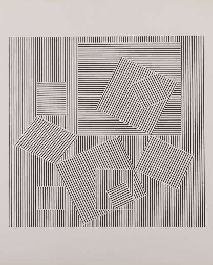 Victor VASARELY : Naissance - Estampe offset 1973