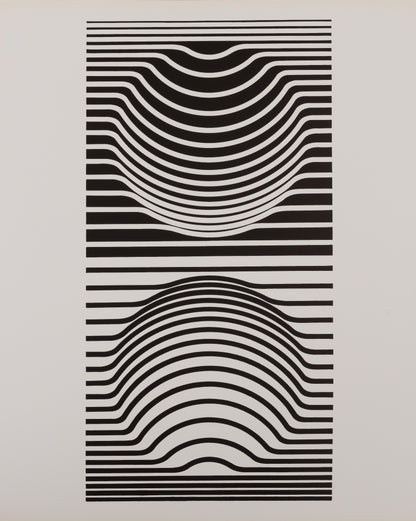 Victor VASARELY : Sir-Ris - Estampe offset 1973