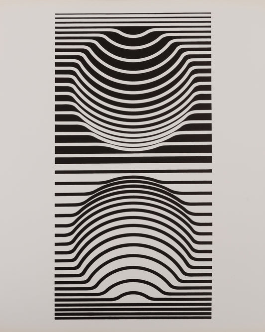 Victor VASARELY : Sir-Ris - Estampe offset 1973