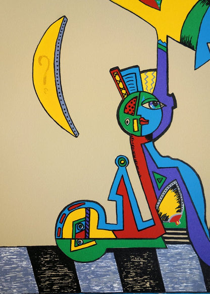 Cécile de BRUIJN : La Sphinx - Lithographie originale signée