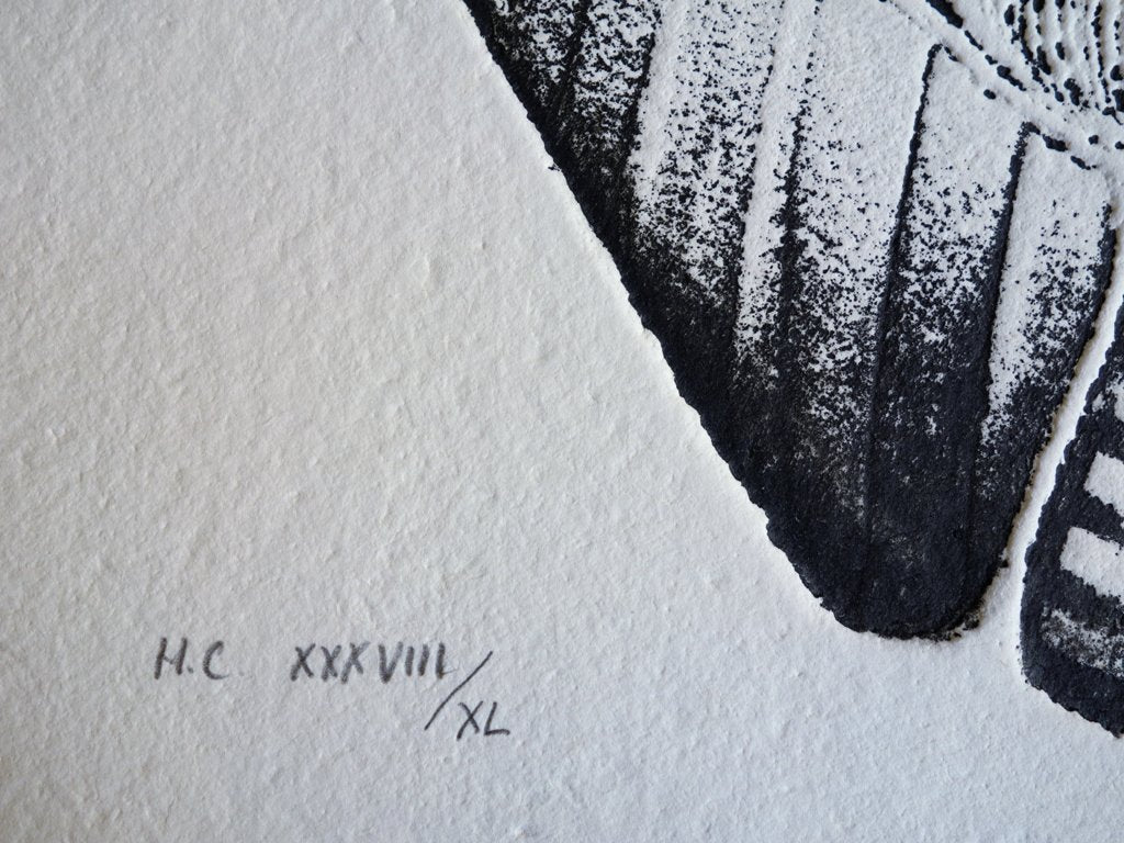 CORREARD : Visage joyeux - Gravure originale signée