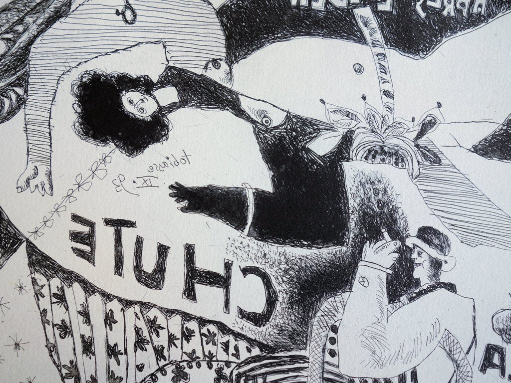 Théo TOBIASSE : Après l’Eden - Gravure originale signée