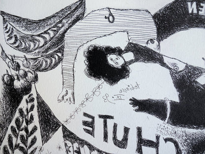 Théo TOBIASSE : Après l’Eden - Gravure originale signée