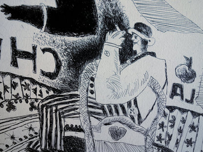 Théo TOBIASSE : Après l’Eden - Gravure originale signée