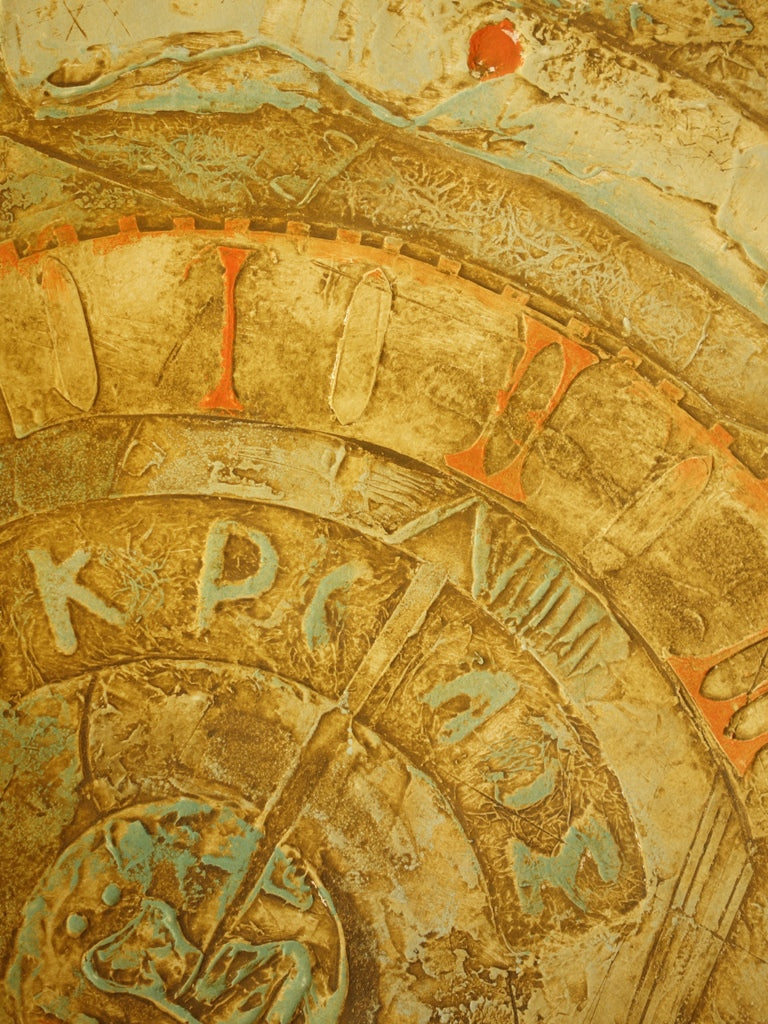 POUCHEY : Chronos - Gravure originale signée