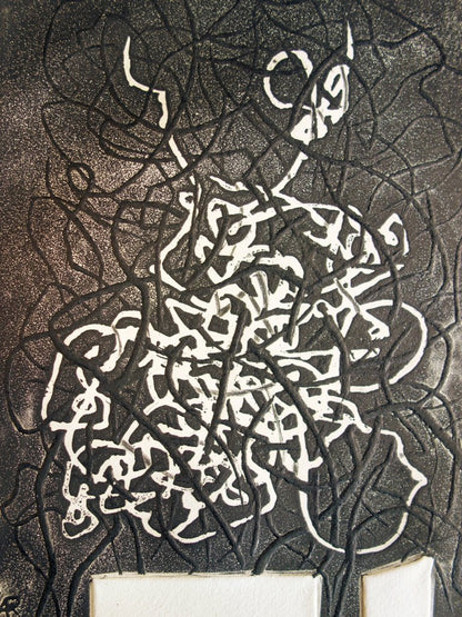 Alain RUFAS : Ligne sculptée - Gravure originale signée