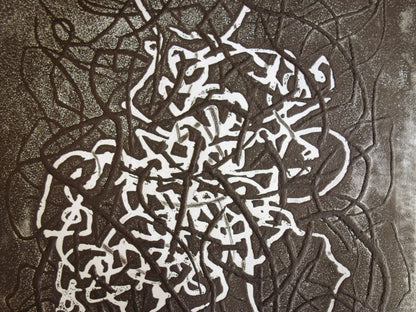 Alain RUFAS : Ligne sculptée - Gravure originale signée