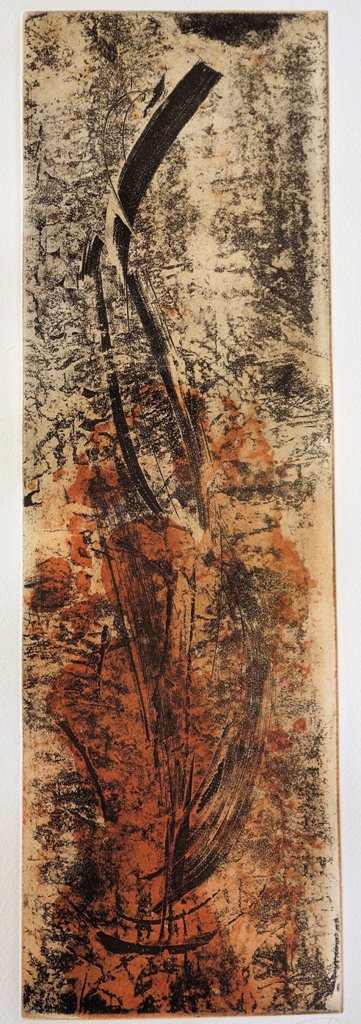 Philippe CORIAT : Calligraphie abstraite - Gravure originale signée