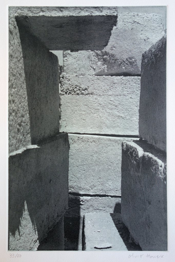 Olivier HOUEIX : Mur sur la Méditerranée - Héliogravure originale signée
