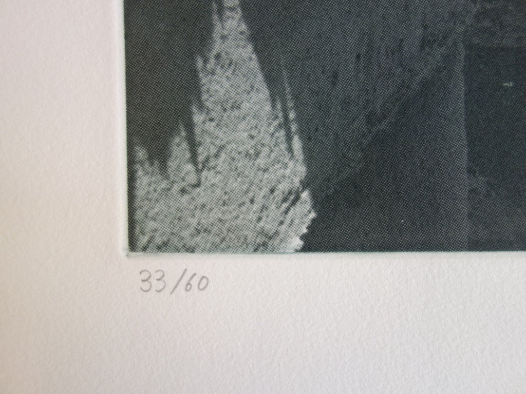 Olivier HOUEIX : Mur sur la Méditerranée - Héliogravure originale signée