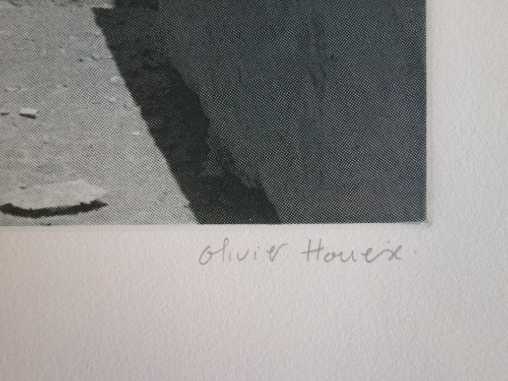 Olivier HOUEIX : Mur sur la Méditerranée - Héliogravure originale signée