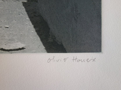Olivier HOUEIX : Mur sur la Méditerranée - Héliogravure originale signée