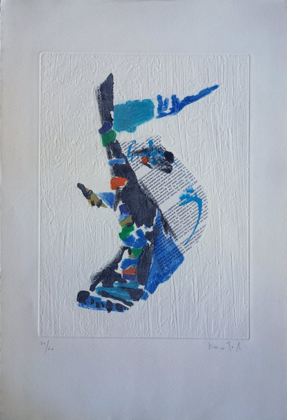 Judith Viviane KAANTOR : Composition - Gravure originale signée