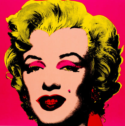 Andy WARHOL : Marilyn Monroe at Tate Gallery - Affiche en couleurs