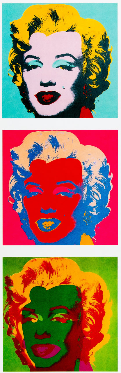 Andy WARHOL : Marilyn Monroe - Affiche en couleurs