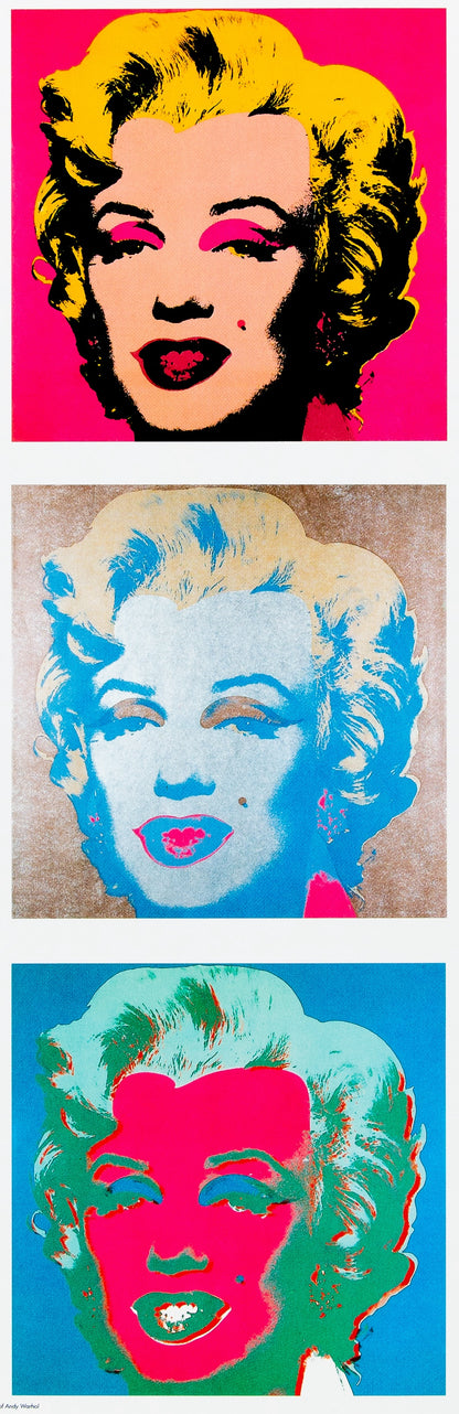 Andy WARHOL : Marilyn Monroe - Affiche en couleurs