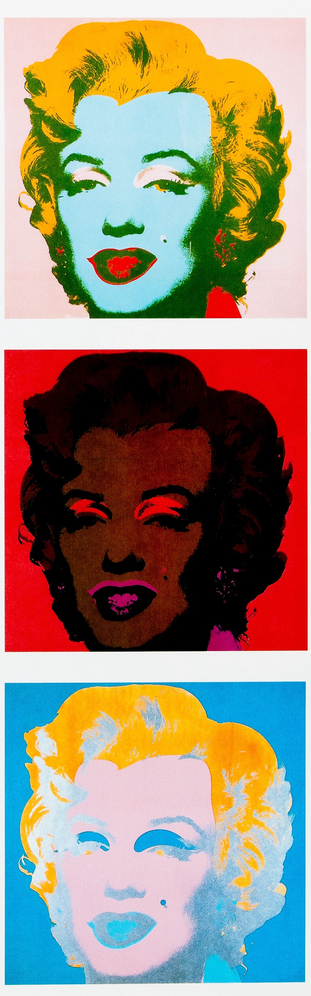 Andy WARHOL : Marilyn Monroe - Affiche en couleurs