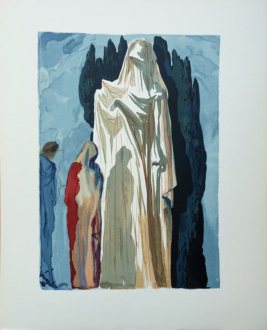 Salvador DALI : Les Hérétiques - Bois gravé original