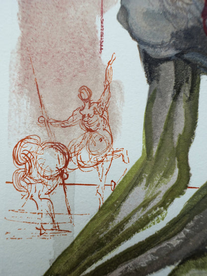 Salvador DALI : Le Minotaure - Bois gravé original