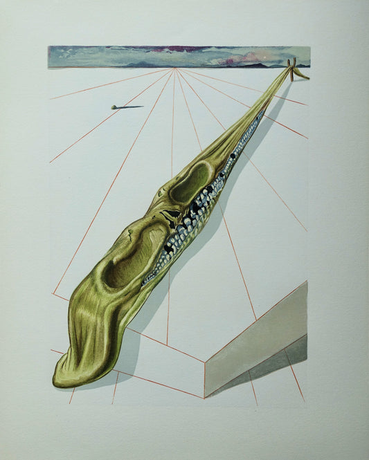 Salvador DALI : Les Blasphémateurs - Bois gravé original