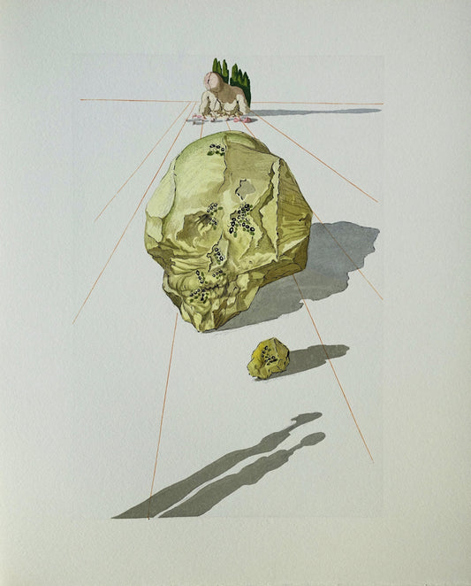 Salvador DALI : Le supplice des hypocrites - Bois gravé original