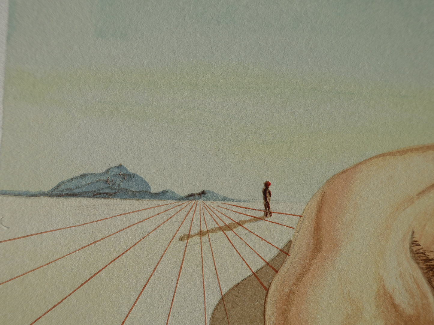 Salvador DALI : Les hommes qui s'entre dévorent - Bois gravé original