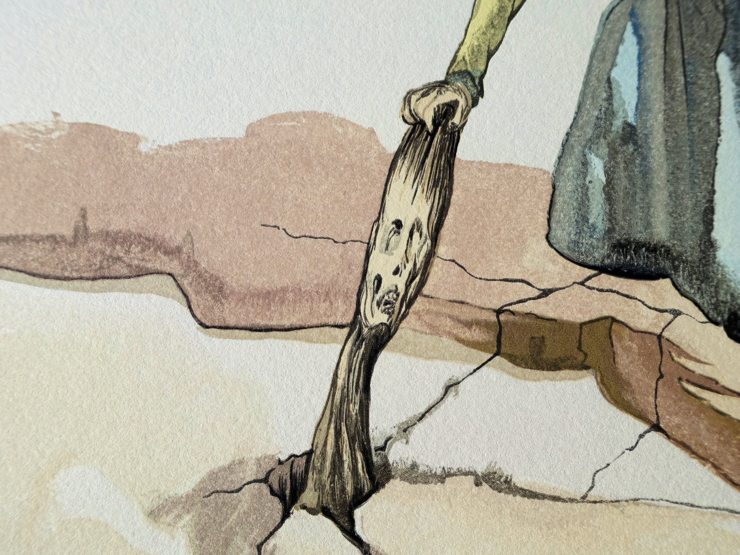 Salvador DALI : Les traitres envers leur patrie - Bois gravé original