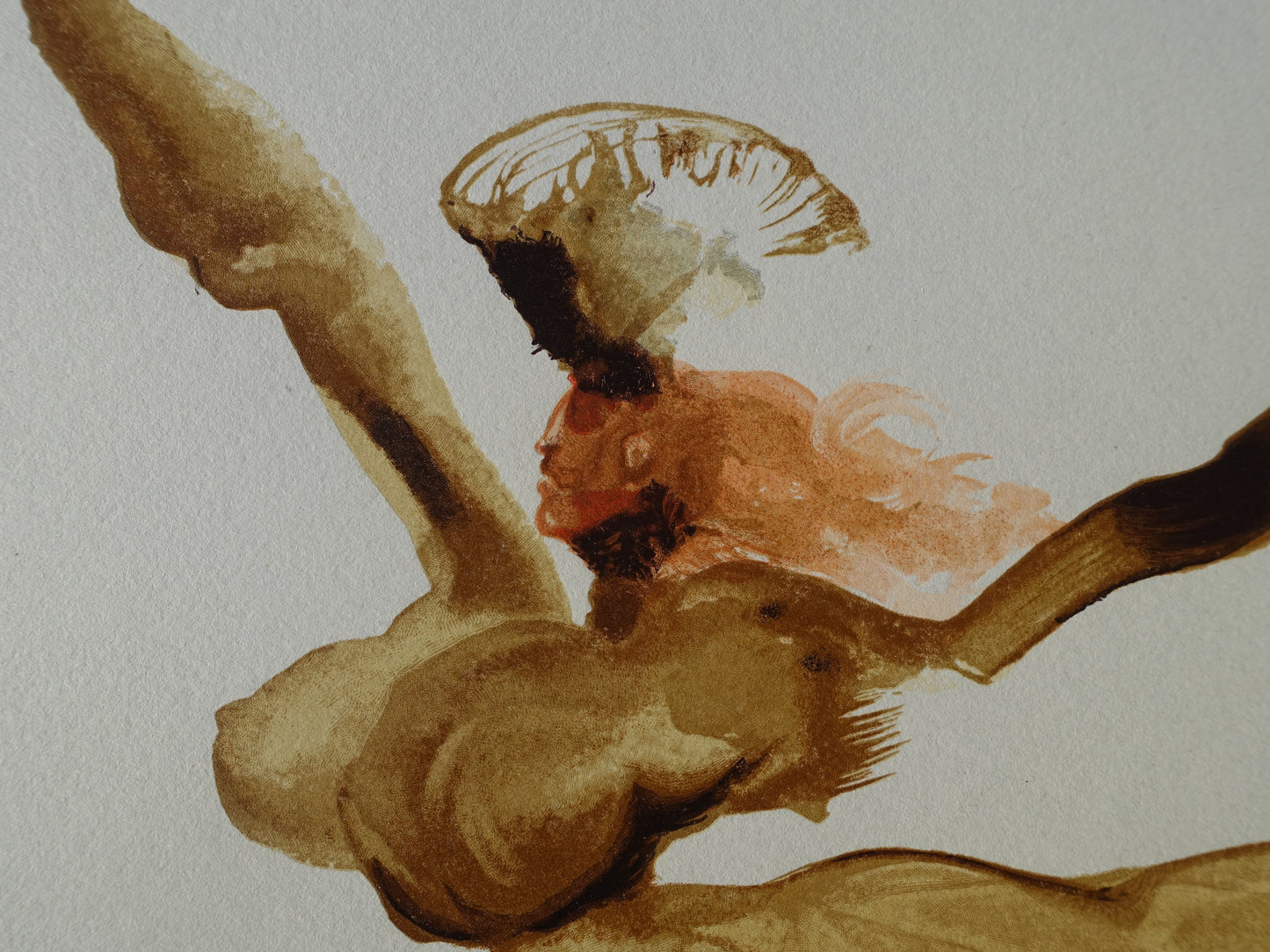 Salvador DALI : Les traitres envers leurs hôtes - Bois gravé original