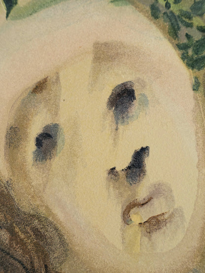 Salvador DALI : La Vierge de l'Annonciation - Bois gravé original