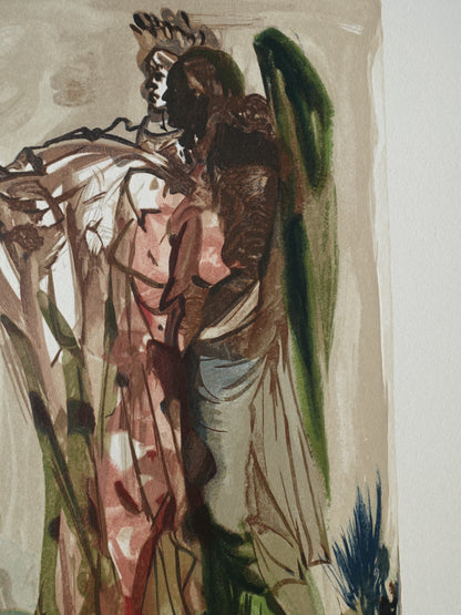 Salvador DALI : Les orgueilleux - Bois gravé original