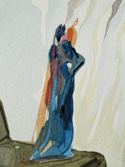 Salvador DALI : La beauté des sculptures - Bois gravé original