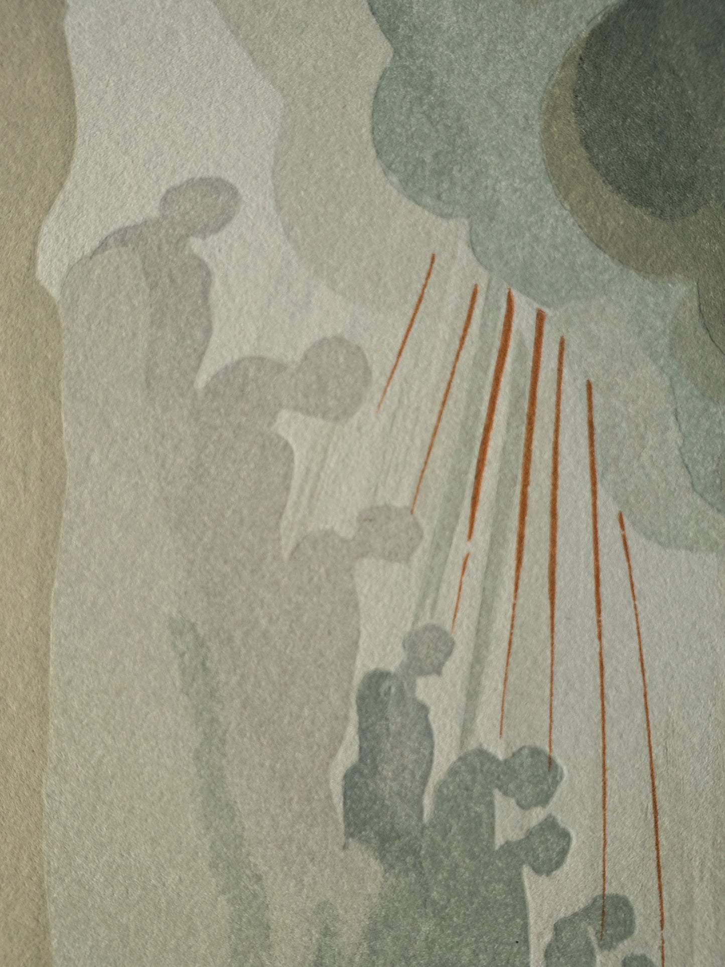 Salvador DALI : La seconde corniche - Bois gravé original