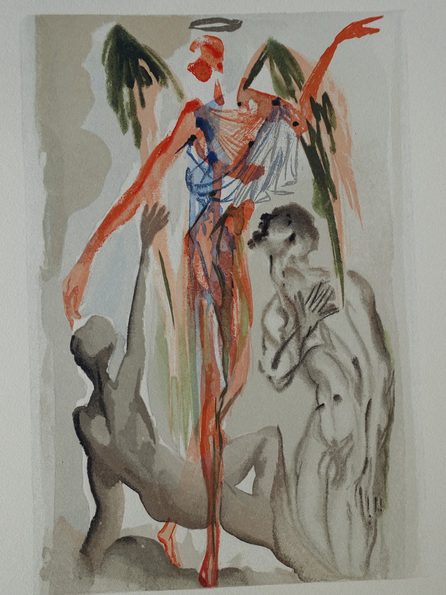 Salvador DALI : Le paradis terrestre - Bois gravé original
